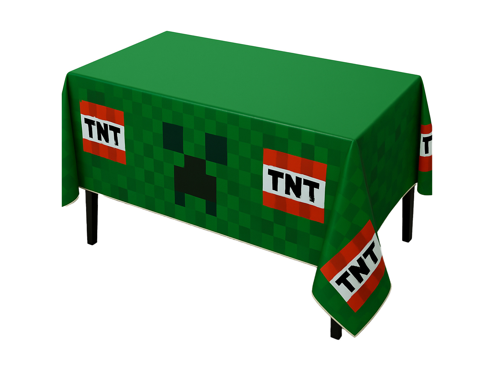 Obrus urodzinowy Piksele 108 x 180 m 1 szt Minecraft