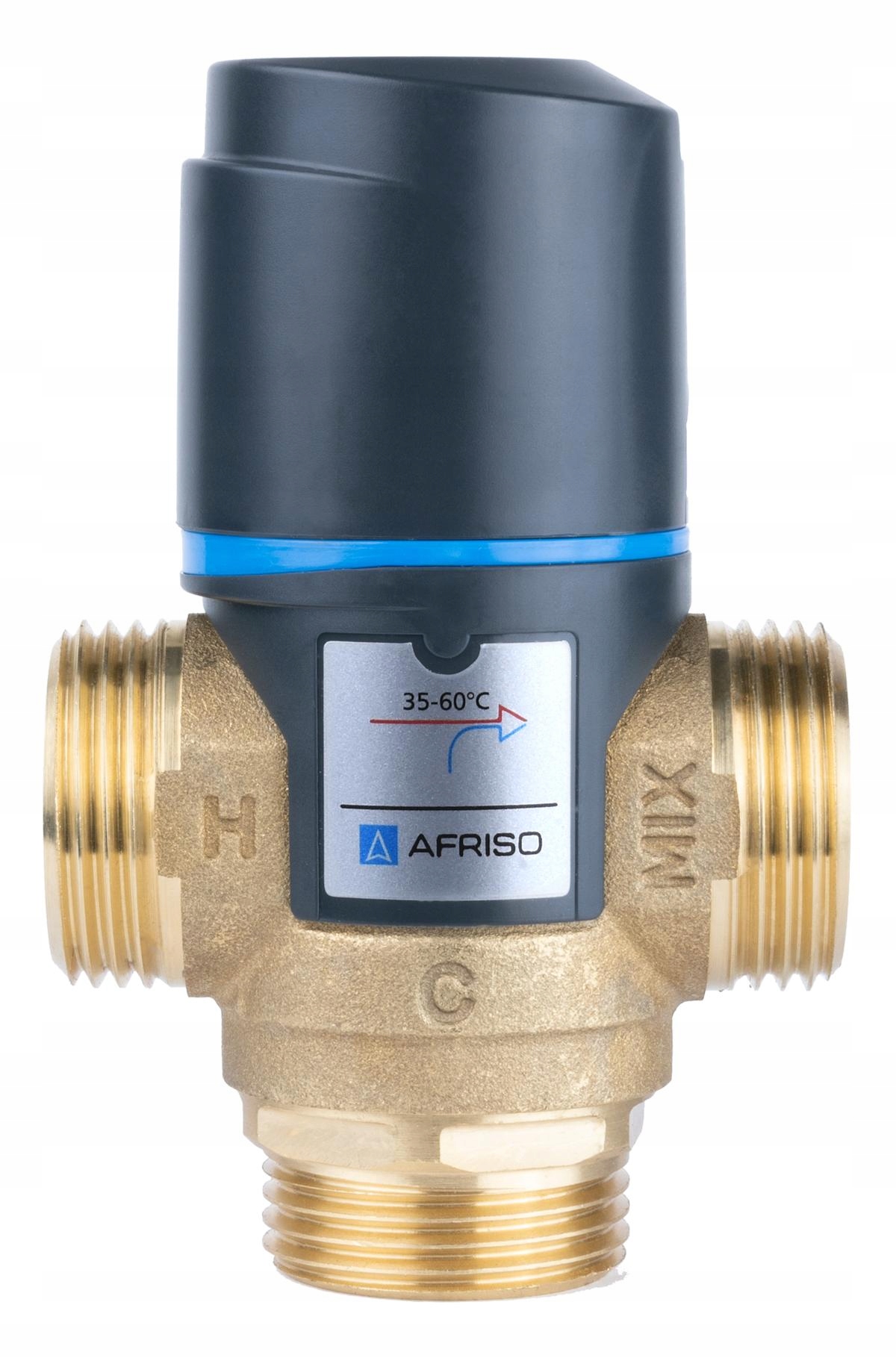 Termostatický zmiešavací ventil Atm 363 DN20 Gz 1" 35-60°C Afriso