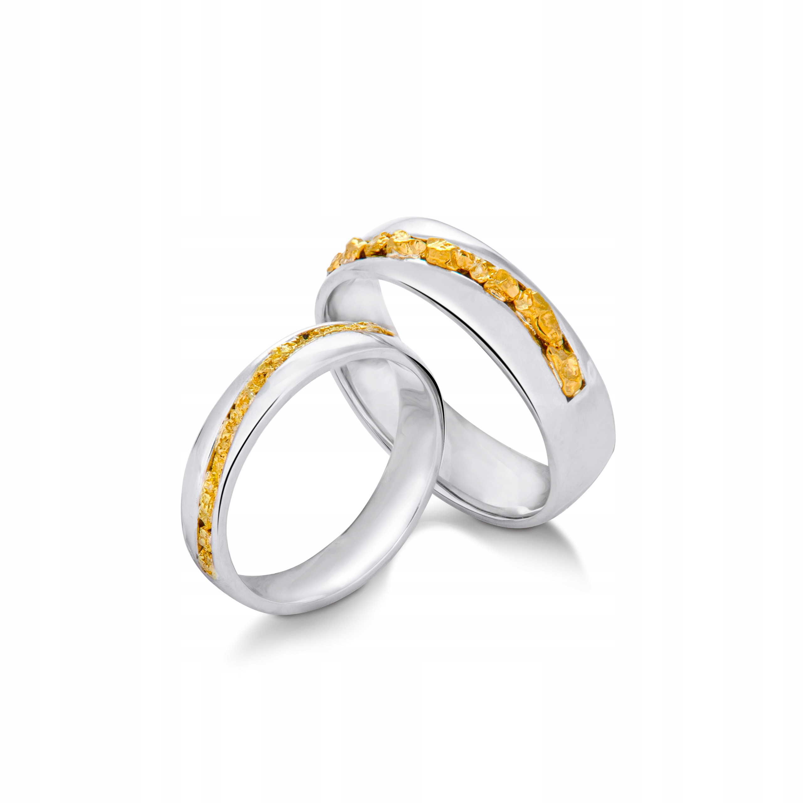 Pánský z bílého zlata a samotářky