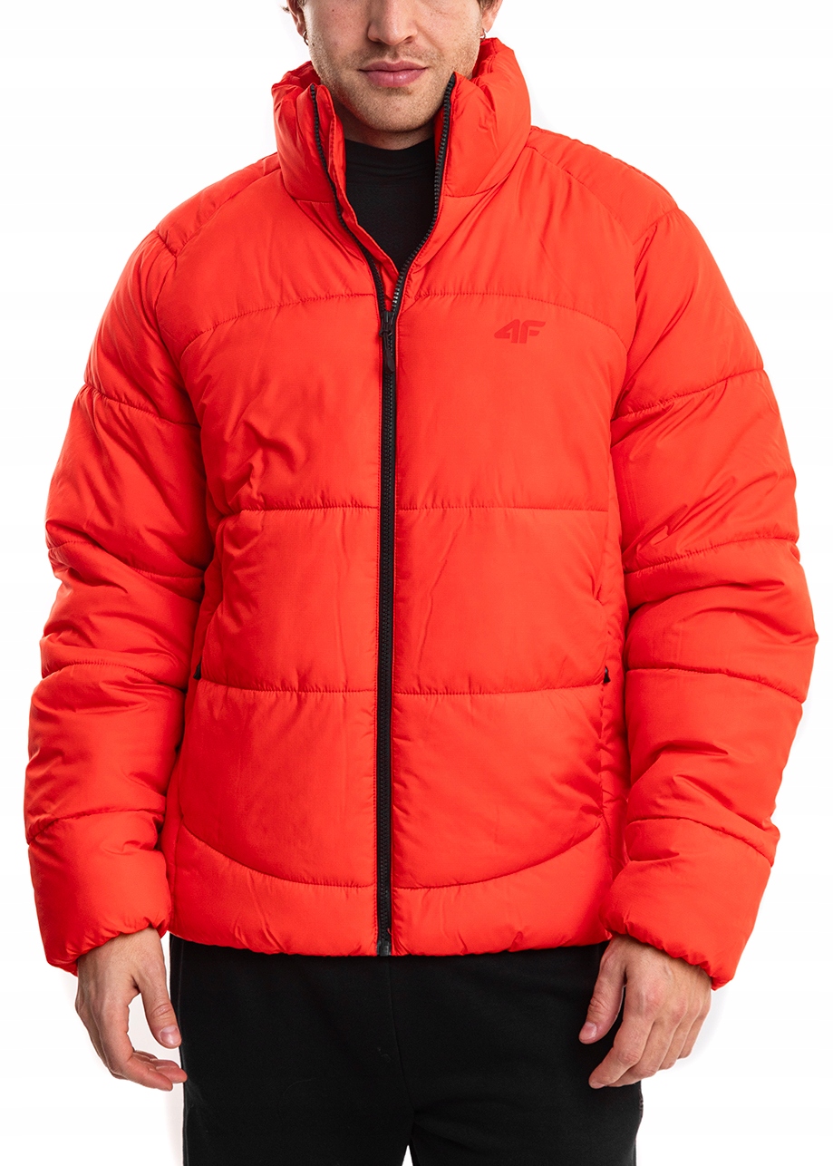 Zimní Bunda Pánská péřová 4F s kapucí Prošívaná Hydrofobní Teplá M