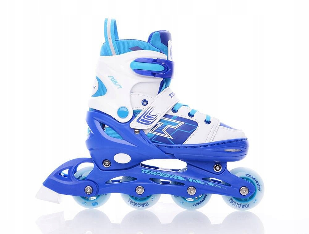 Kolečkové Brusle Tempish Swist Flash svítící kola modrá 30-33