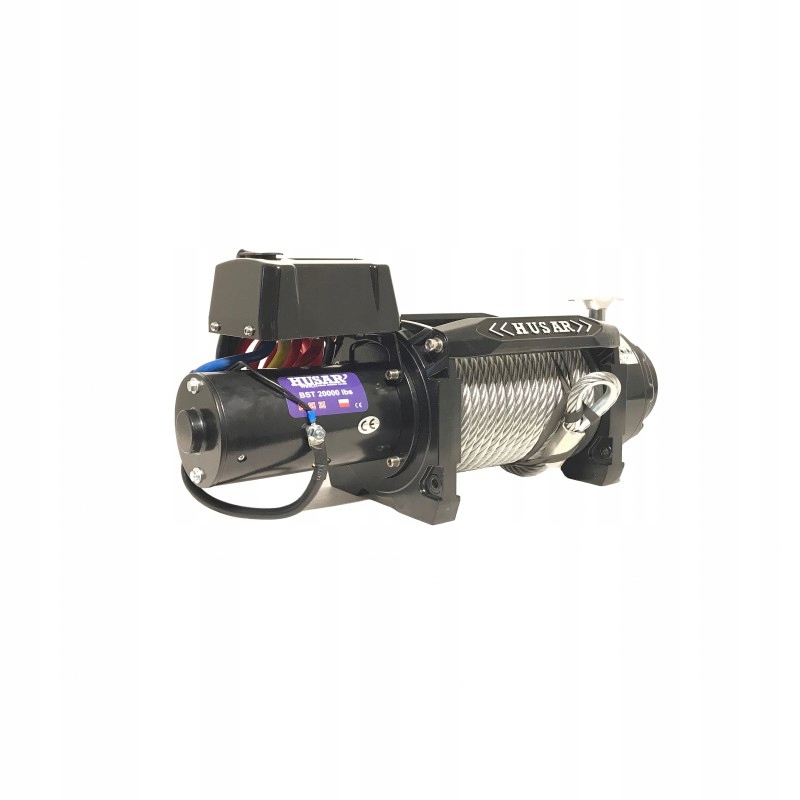 WCIAGARKA LINA STALOWA 30 m 9 1T LAWETA 24V Manufacturer HUSAR WINCH