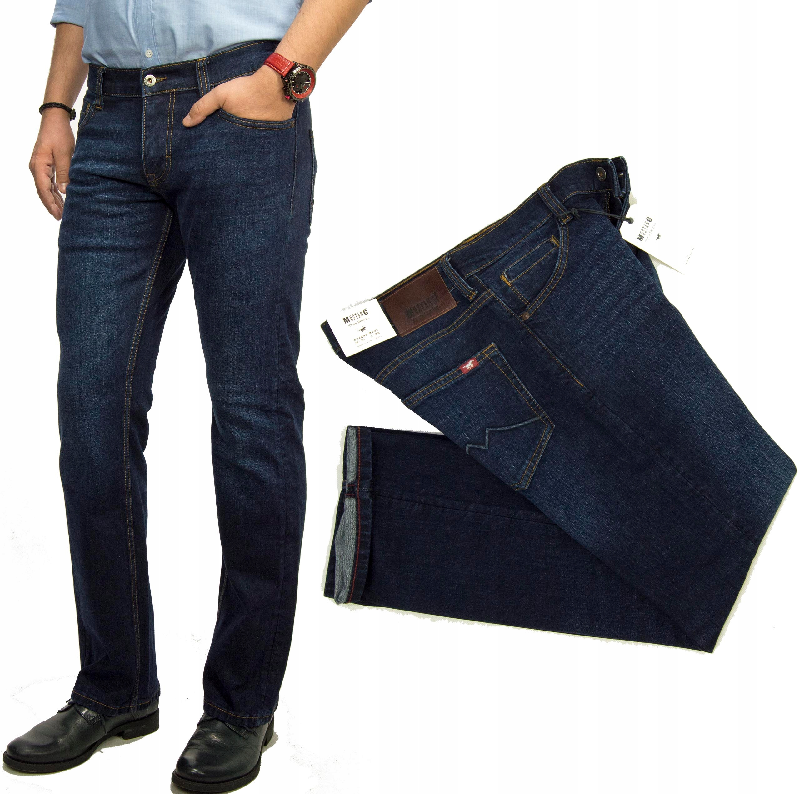 

Mustang Oregon Bootcut 982 spodnie jeansy W32 L34