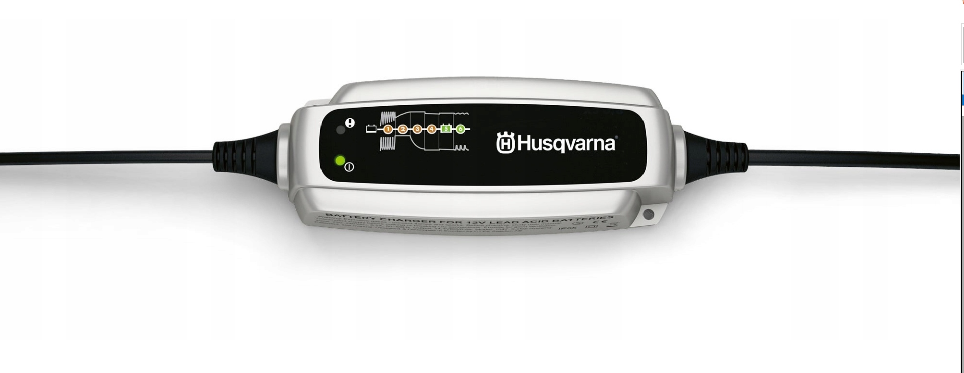 Husqvarna Ładowarka BC0,8 12V 1,2-32Ah do akumulatorów traktorów i riderów