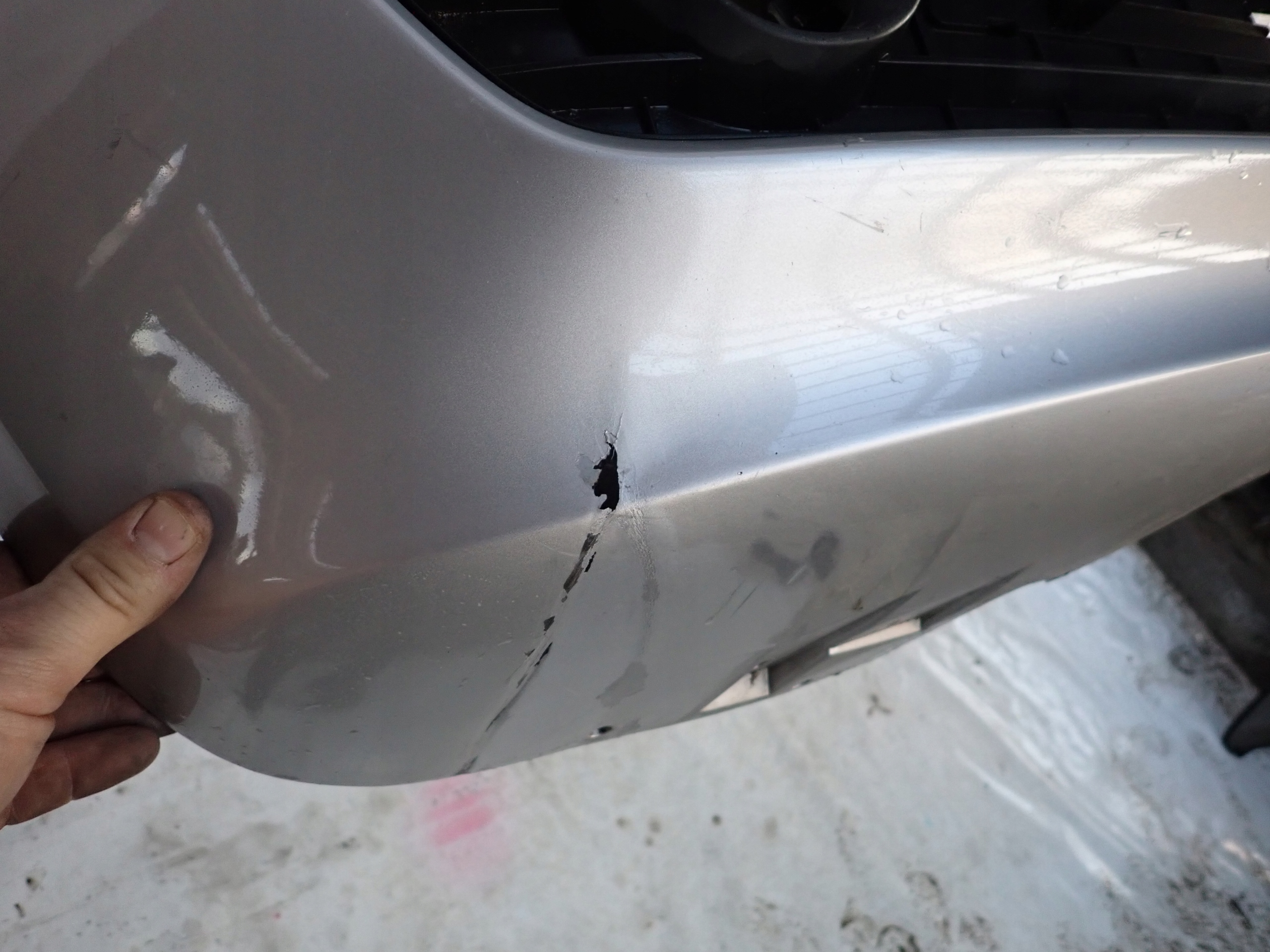 MERCEDES A-KLASA W169 LIFT 08-12 bumper front front without DZIUR