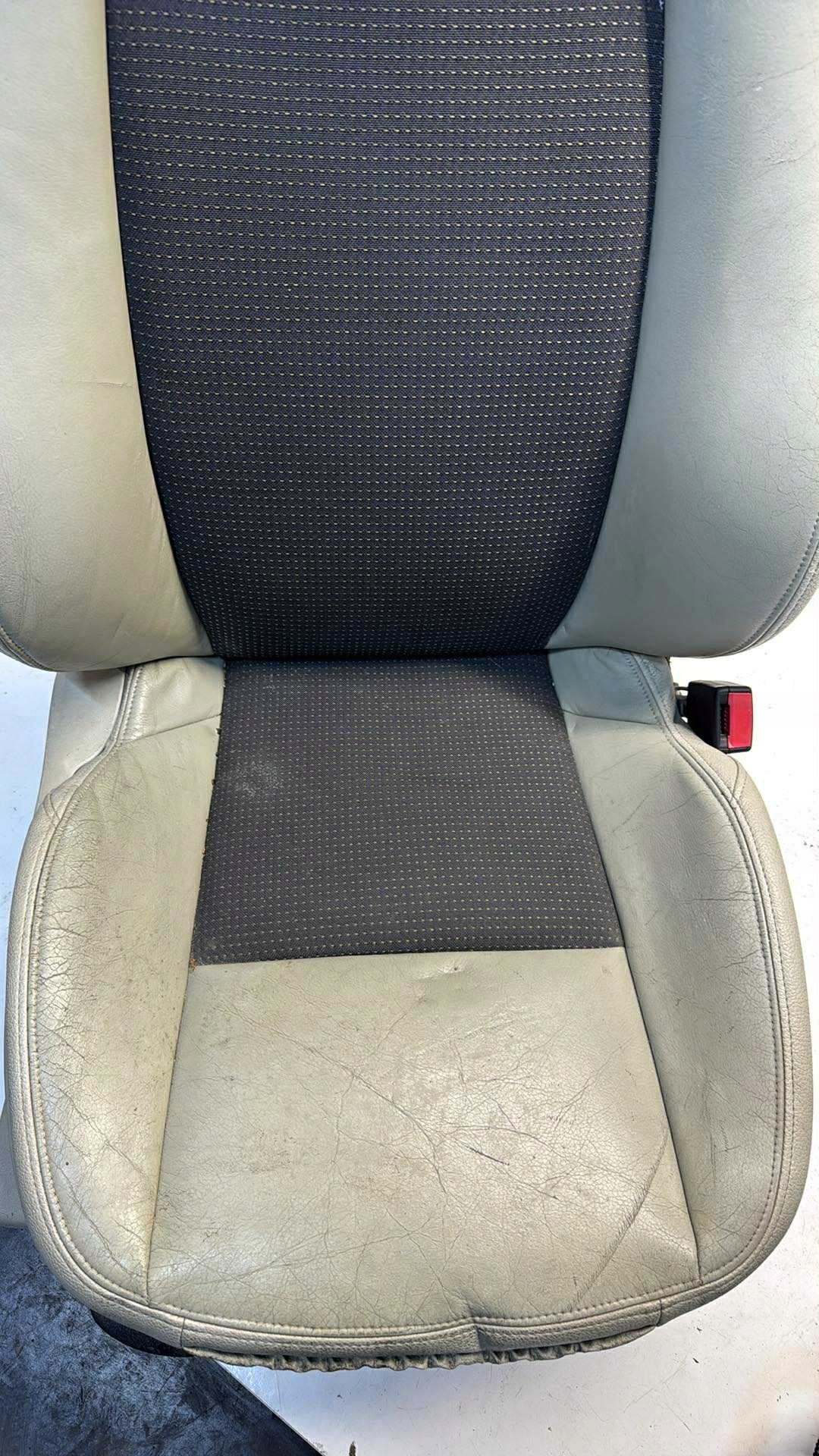 upholstery SAAB 9-3 II seats front front JASNA leather beige welur ciemny