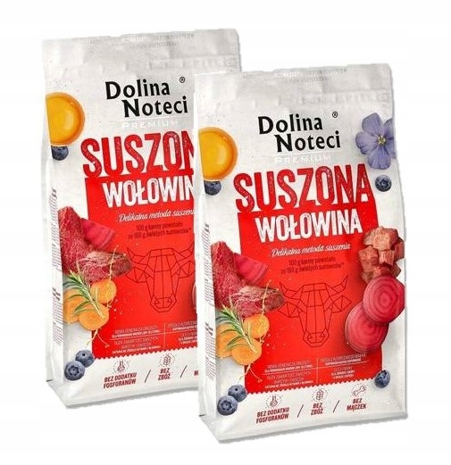 Levně Dolina Noteci Premium Sušené krmivo suché pro psa Hovězí Maso 9 kg