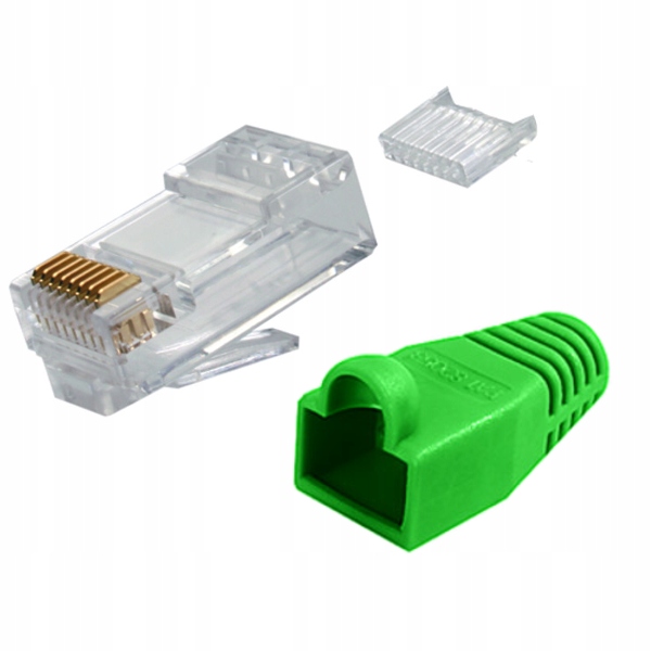 

Telegartner wtyk RJ45 CAT.6 osłonka zielona