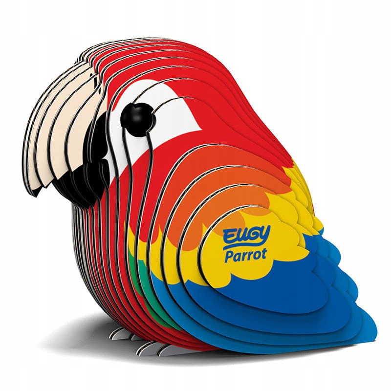 

Papuga Eko Układanka Puzzle 3D Eugy