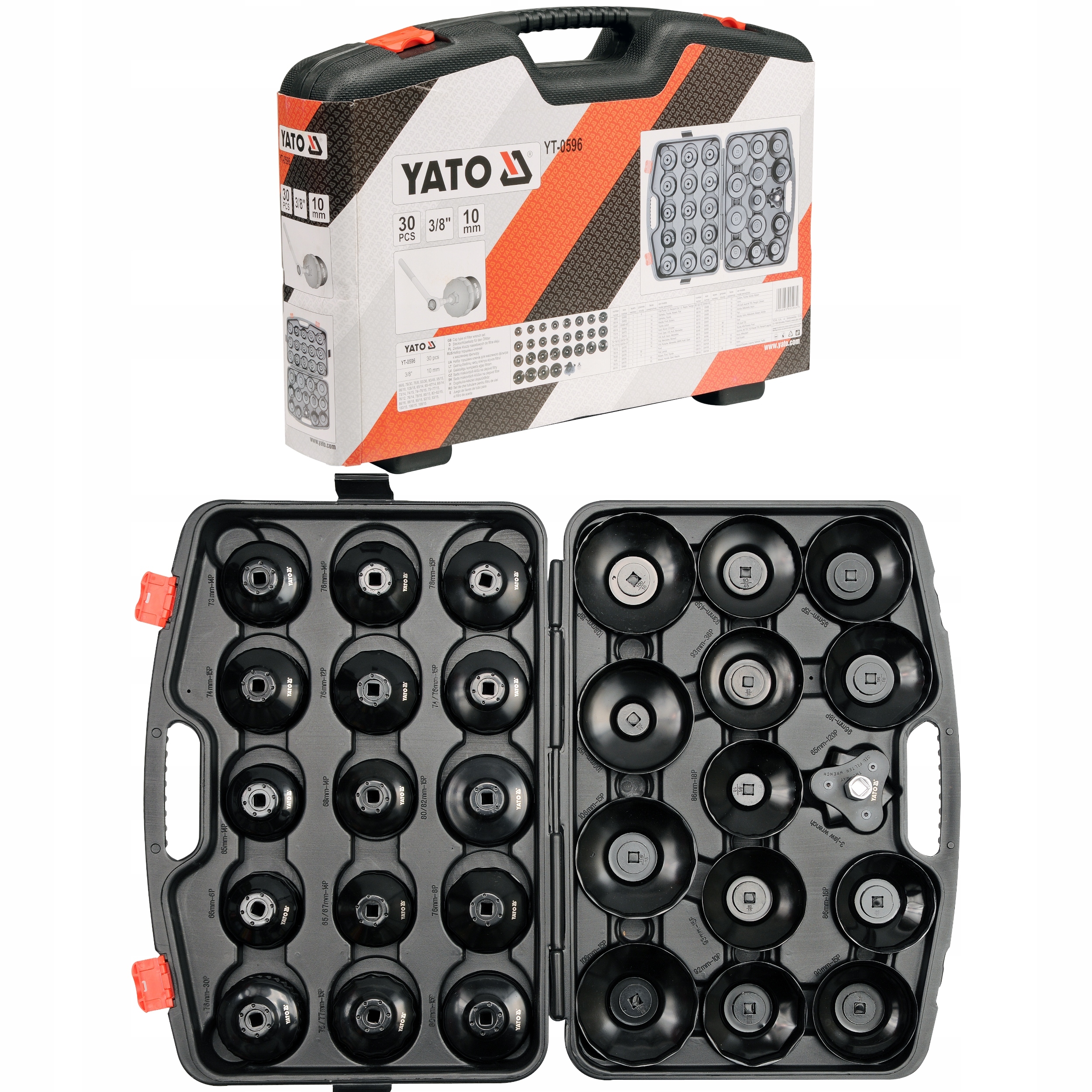 Sada Nástrčné Kľúče Na Olejový Filter Yato , 30 Ks núdzová sada č. 7