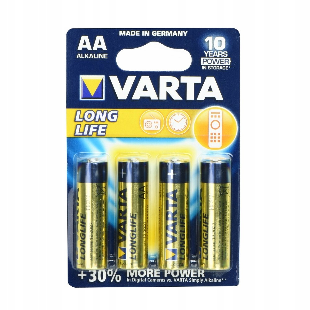 

Varta bateria Alkaliczna R6 Aa 4 szt. Longlife
