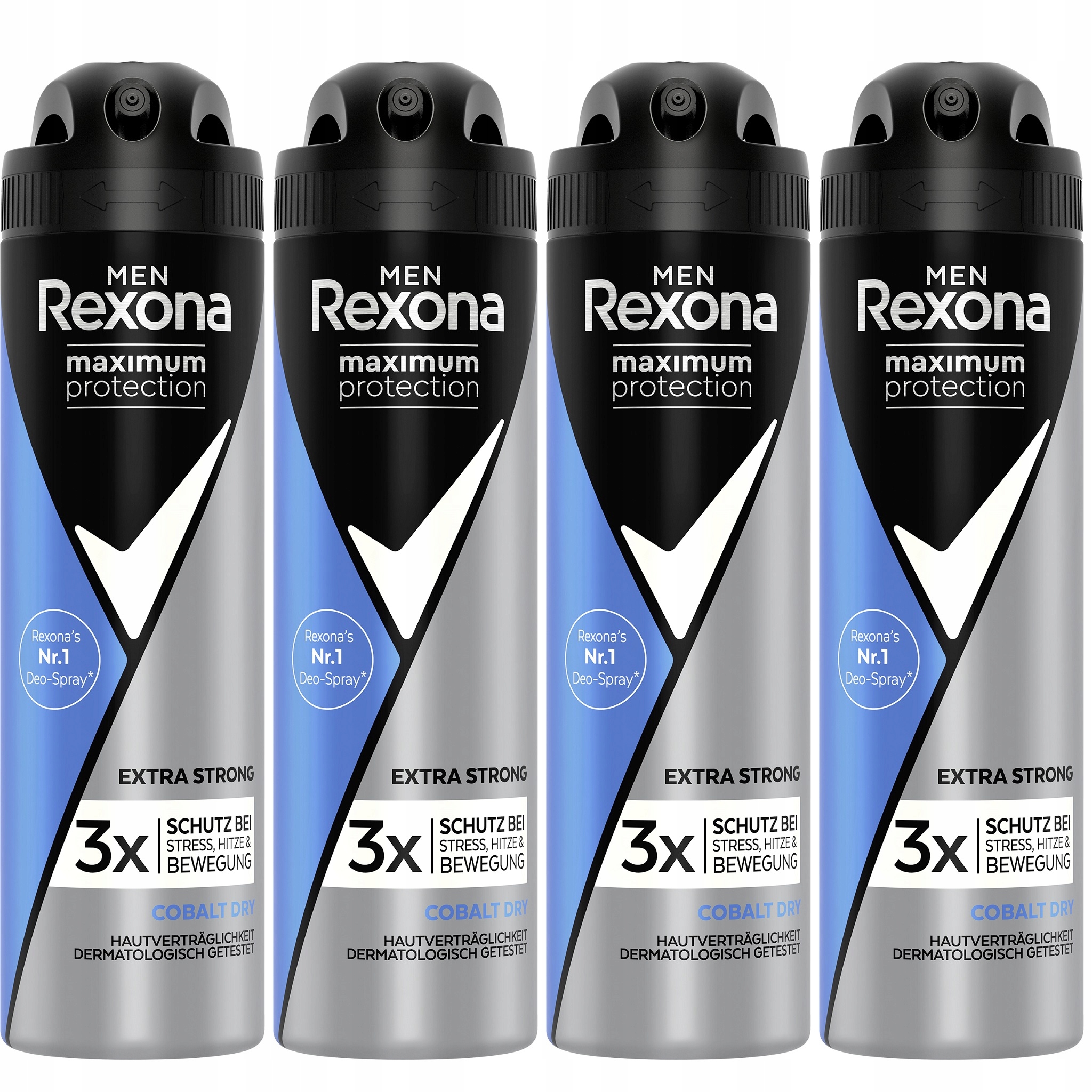 

Rexona Antyperspirant Maximum Cobalt męski 150mlx4