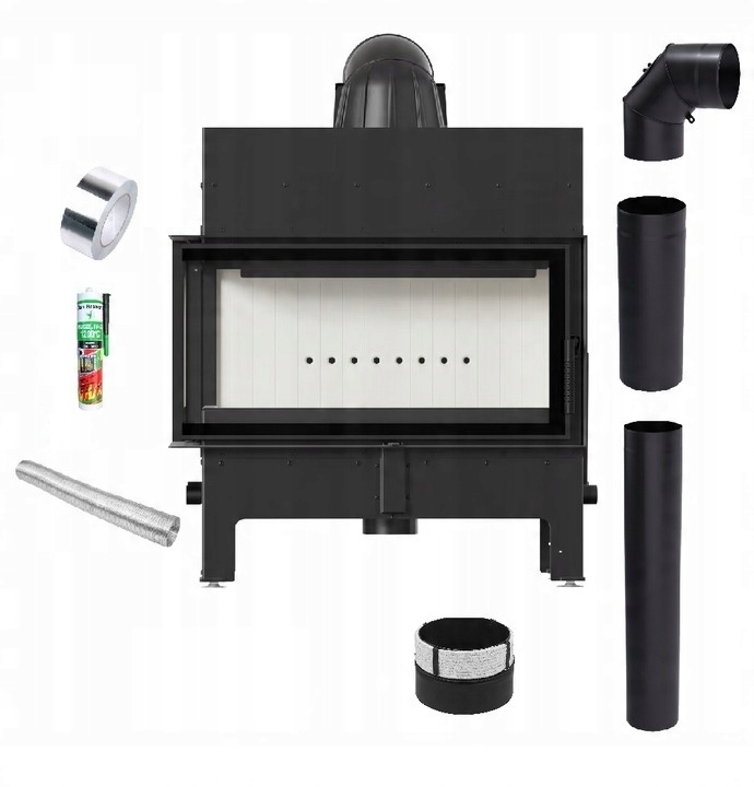 Komínová Vložka Ocelová Floki L Levá 12 kW Eko Set