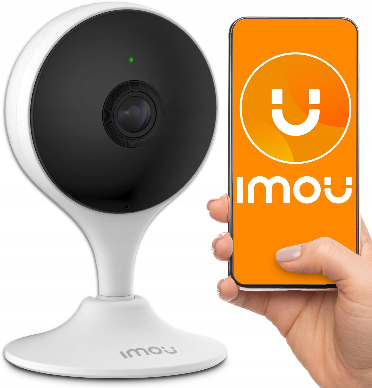Caméra de surveillance intérieure Cue 2c, 1080P Ip Wifi, dispositif de  sécurité sans fil, avec vidéo babyphone, avec vision nocturne