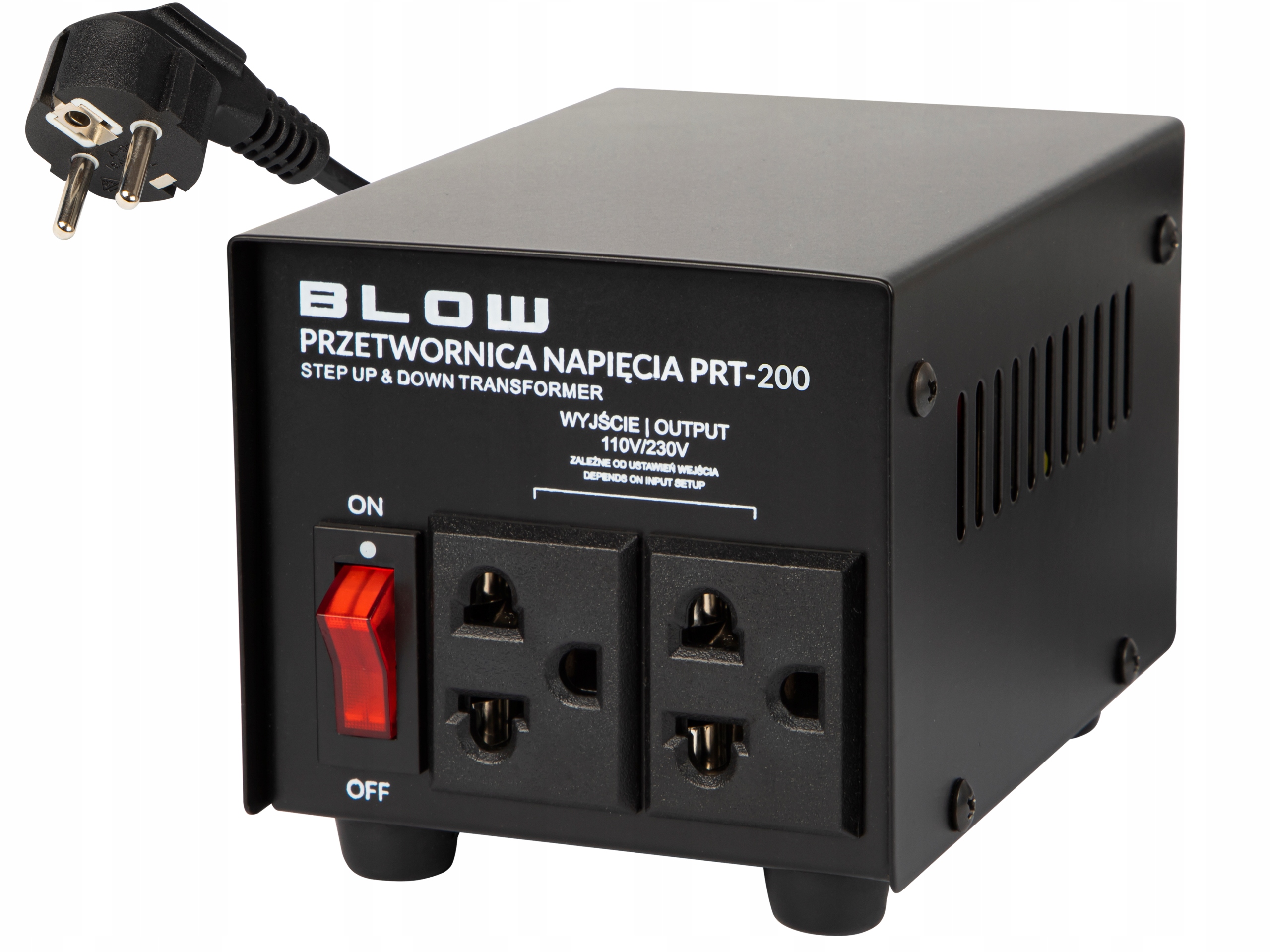 

Przetwornica napięcia Blow zasilacz 230V-110V 200W