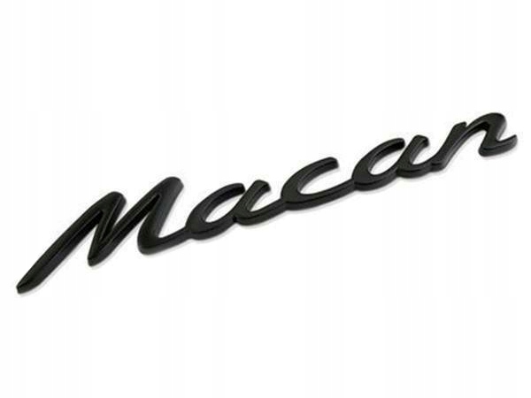 Porsche Macan 95 2014 2018 Originál 95B853675D Nápis na zadnej strane