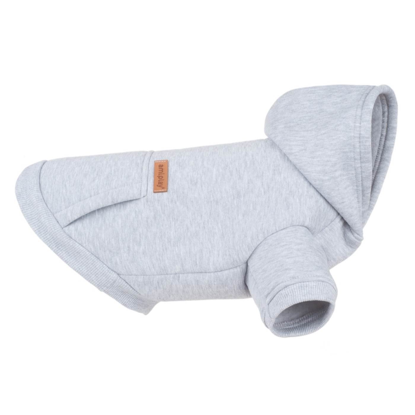 Levně Amiplay Mikina S Kapucí Texas Šedá 35 cm