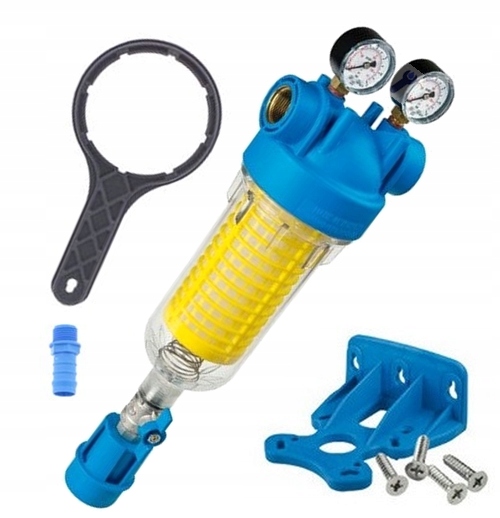 Samoczyszczący filtr wody z manometrami Hydra GW1