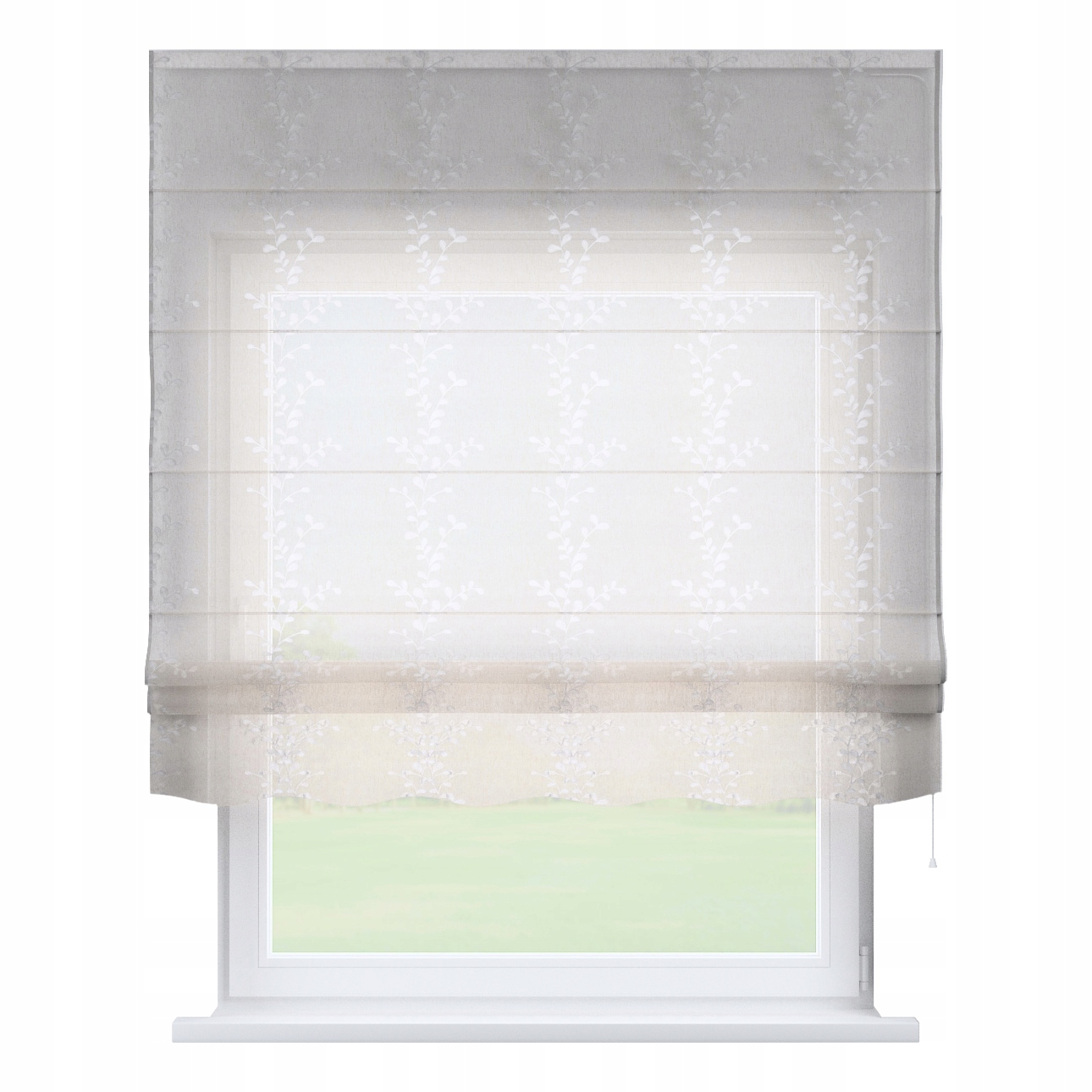 Hotová rímska roleta Florencia 80x160 cm biela