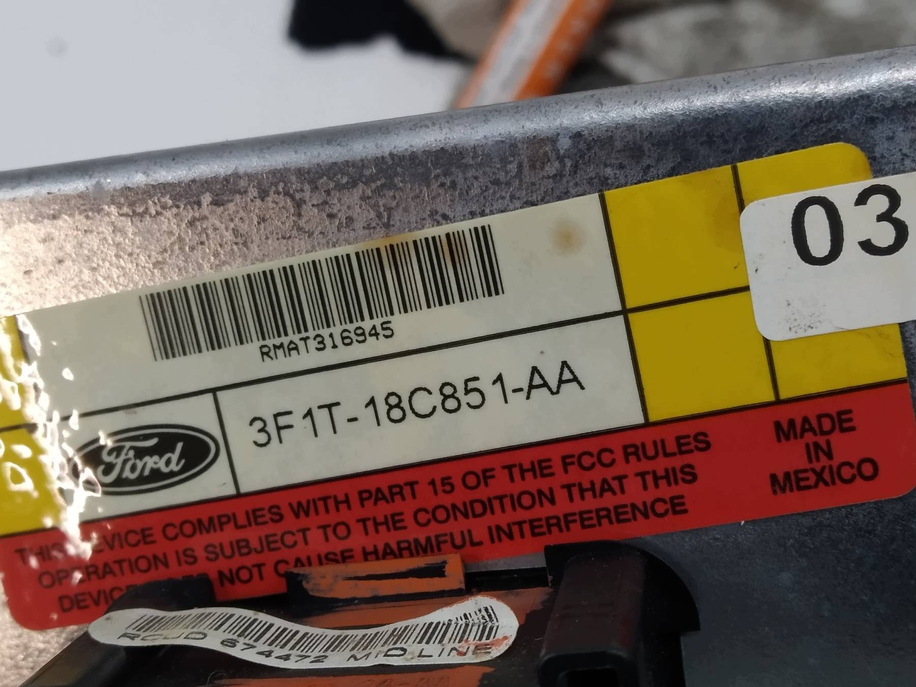 amplifier 3F1T18C851AA Ford Taurus IV (2000-2007)