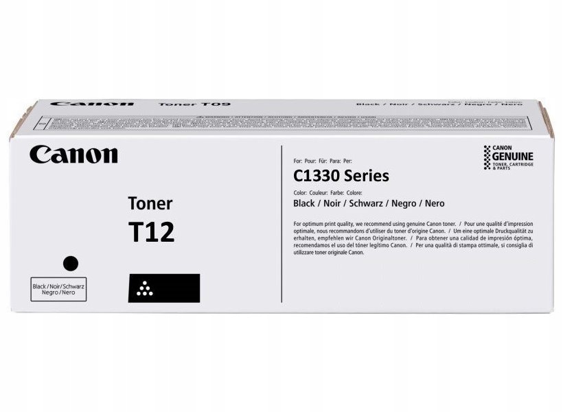 Canon originální toner T12BK černý pro i-SENSYS X C1333 s kapacitou 7400