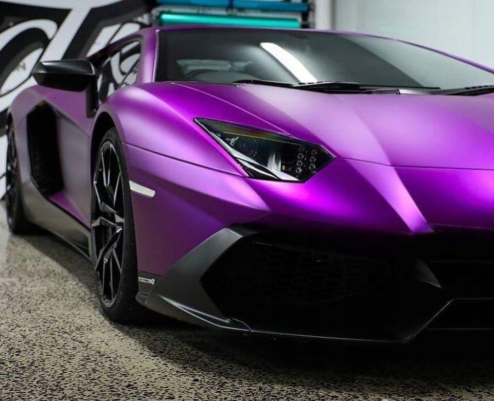 FOLIA CHROM MAT PERŁA SATYNA FIOLETOWA 50x152cm Producent New Vision