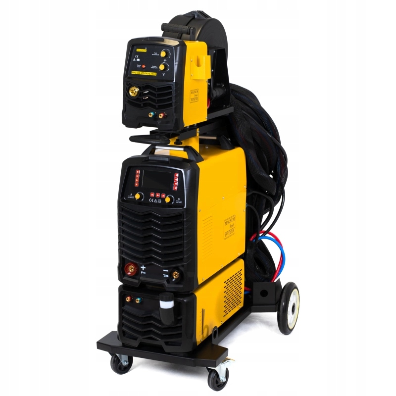 Svařovací Stroj Magnum Mig 501-S LCD Dual Puls Vodní Mma Igbt 4R Alu Synergie 400V