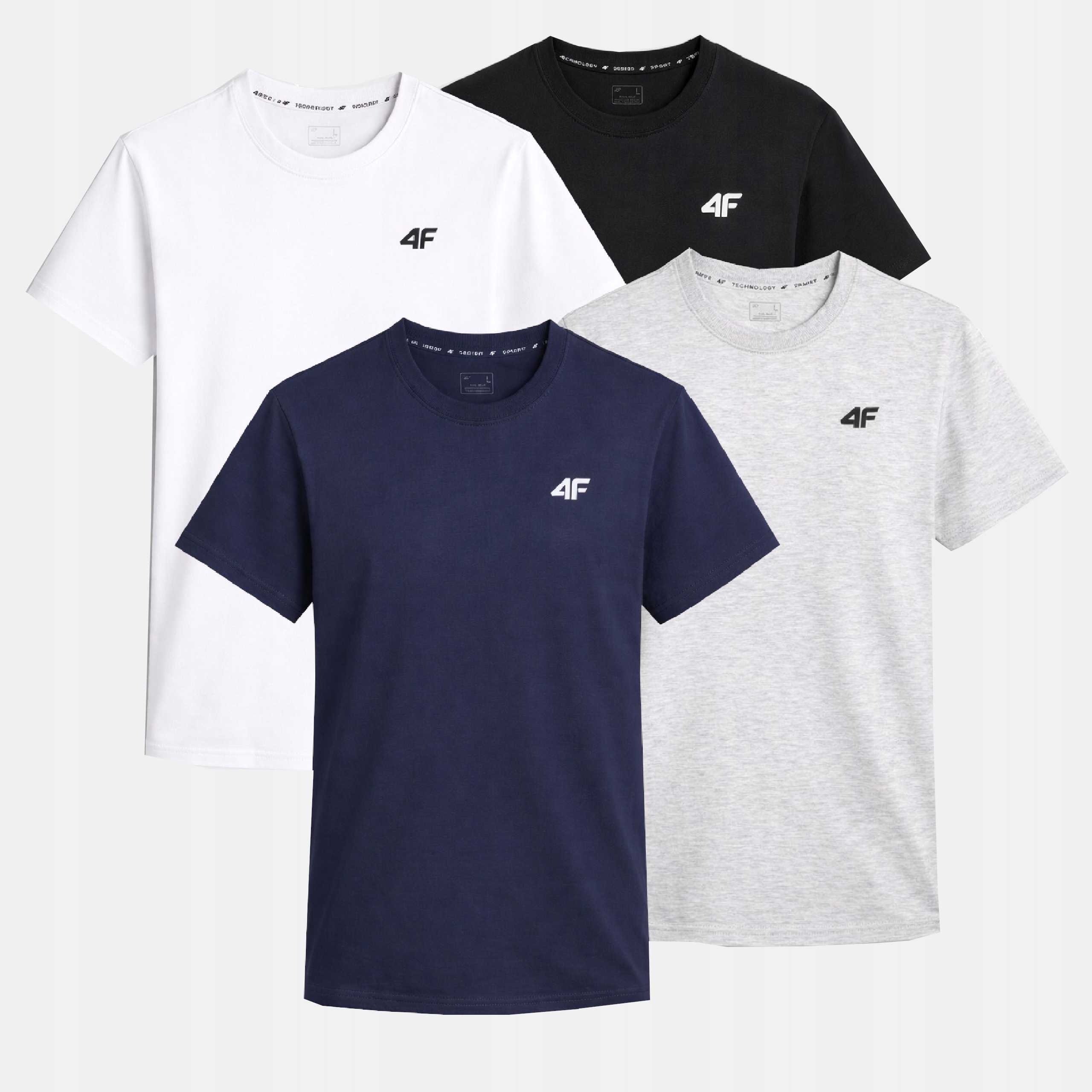 Pánské Tričko 4F Tričko Komplet 4PAK XL TTSHM3341