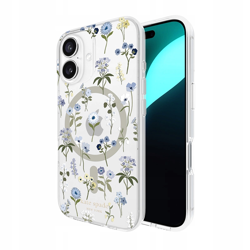 Pouzdro Kate Spade New York MagSafe pro iPhone 16 (Precious Bloom)