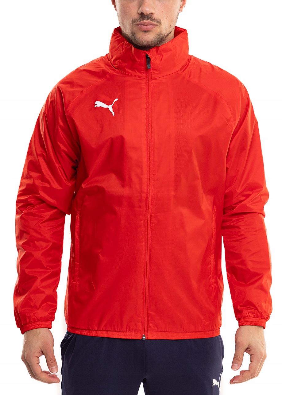 Pánská bunda Puma proti dešti se zatahovací kapucí, sportovní, lehká
