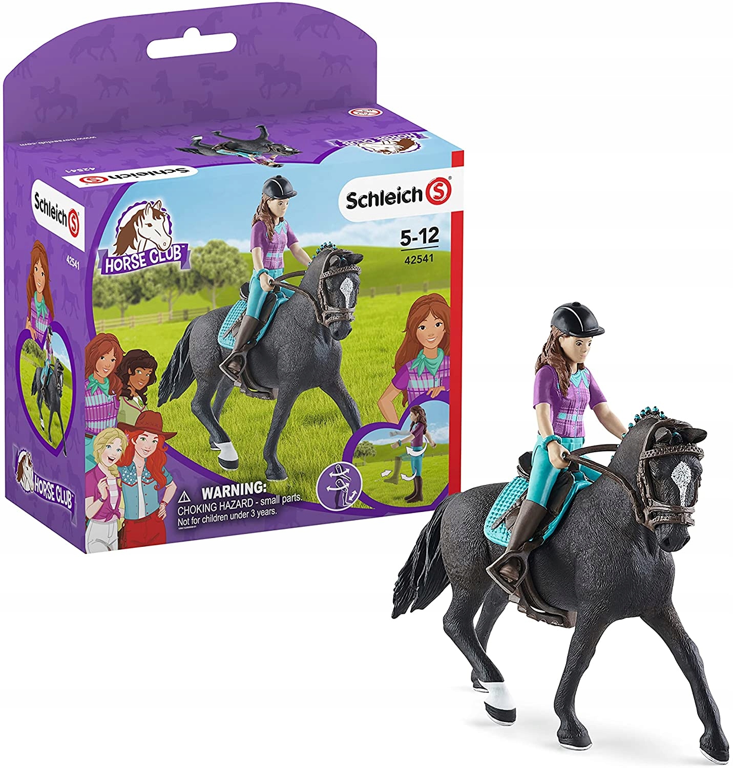 SCHLEICH 42541 JEŹDZIEC LISA I STORM HORSE CLUB