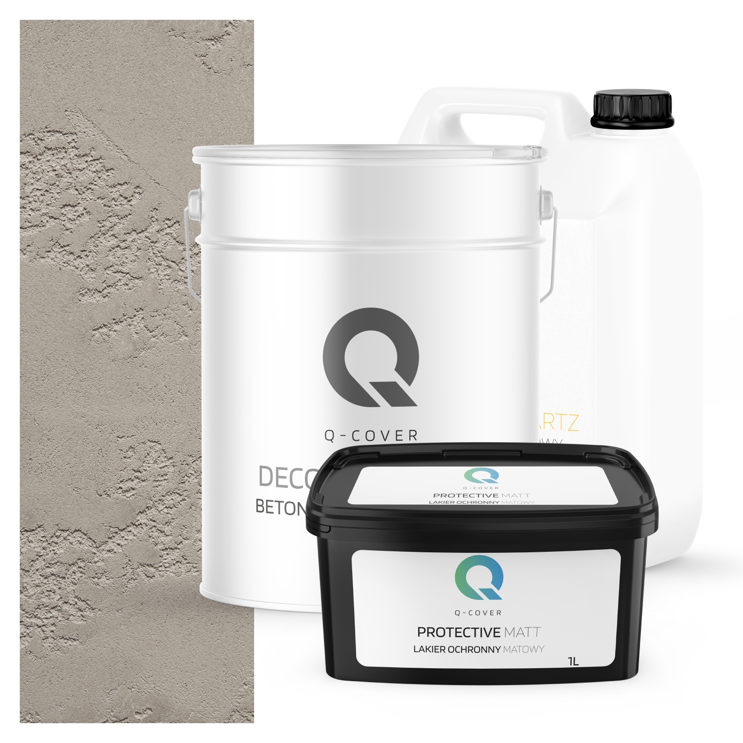 Architektonický Betón Vonkajší Set Sivý Svetlý F264 19 kg Komplet 10 m2