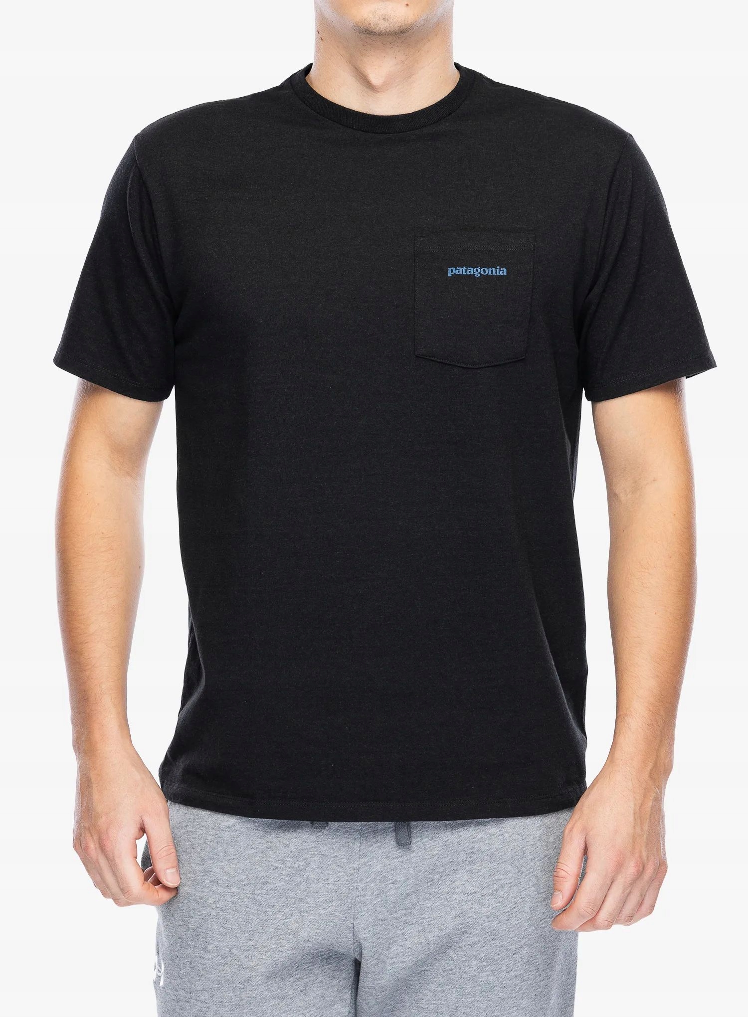 Tričko pánské Patagonia Boardshort Logo Pocket Responsibili-Tee černá S