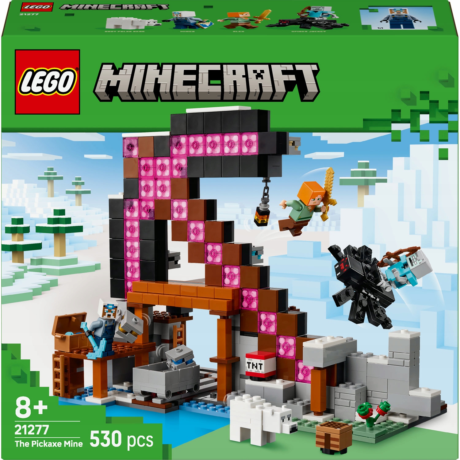 Lego Minecraft 21277 Krumpáčův důl Polární medvěd