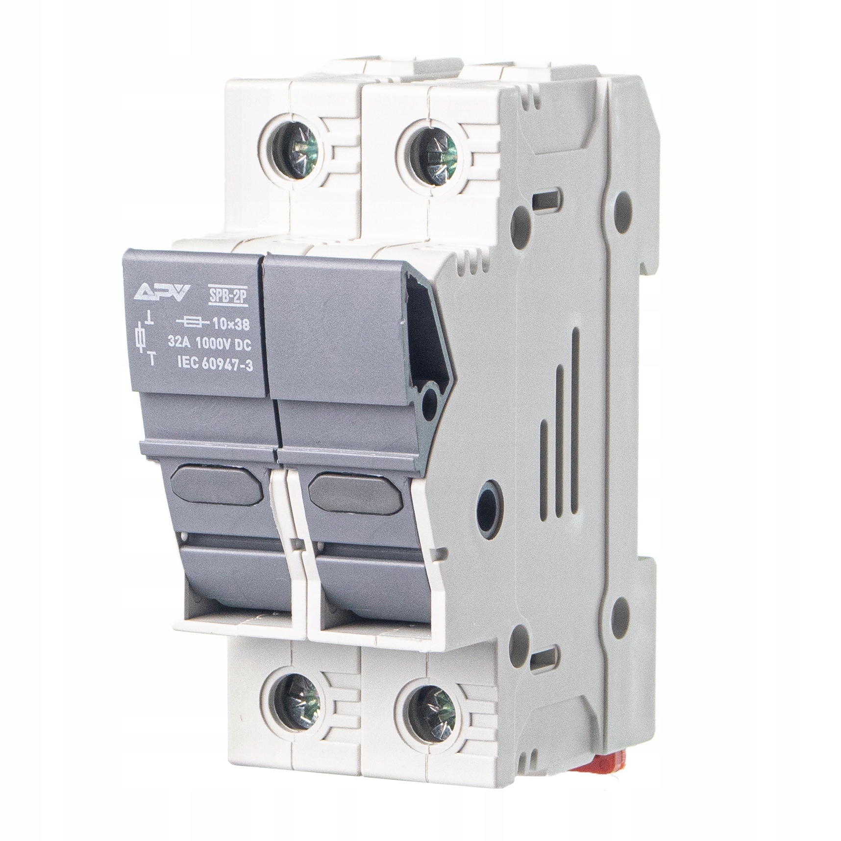 APV PODSTAWA BEZPIECZNIKOWA 1000V 10X38 DC TUV 2P