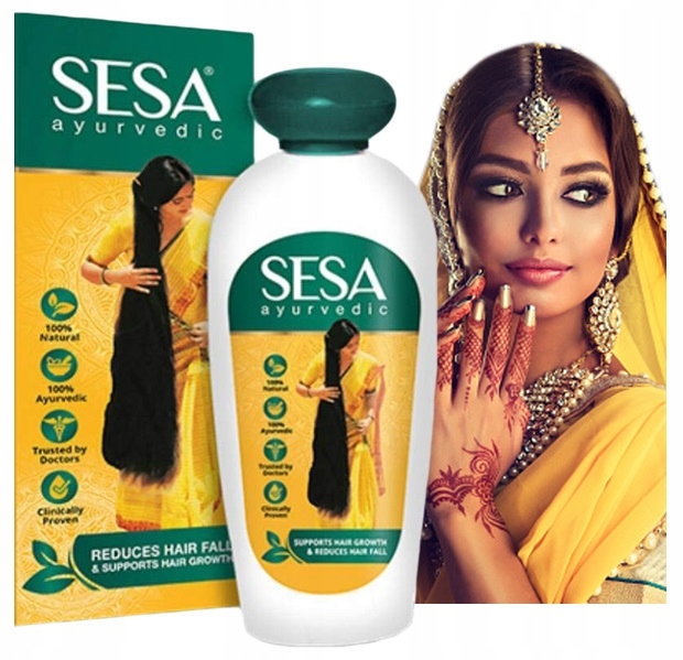 

Sesa Oil olejek na wypadające włosy Oryginal 100ml
