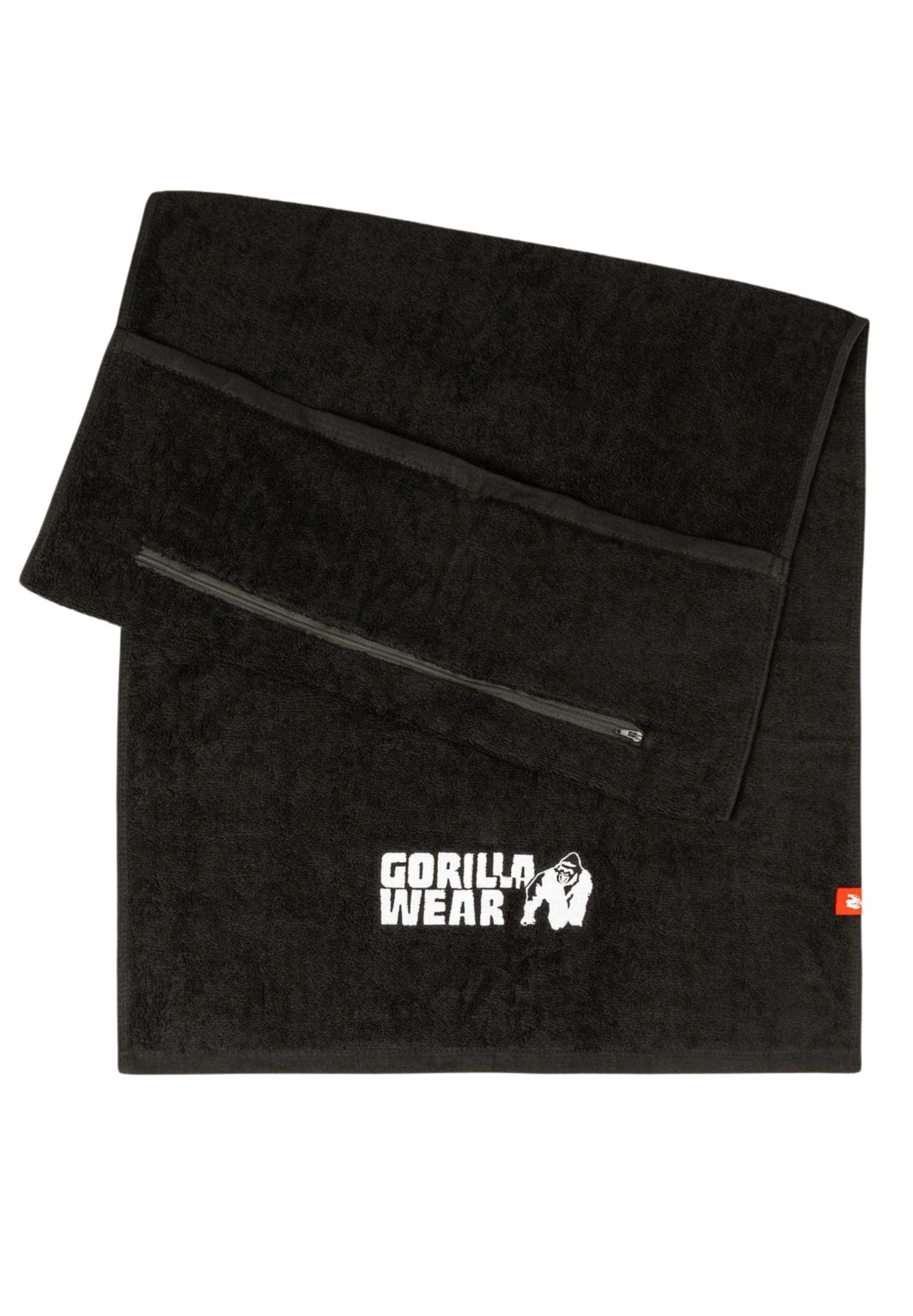Ručník do posilovny s kapsou na zip Gorilla Wear Zip Pocket Gym Towel