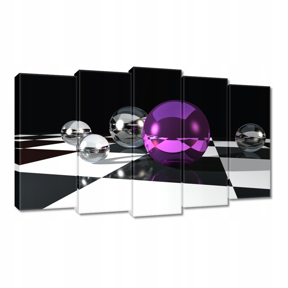 

Obrazy 100x60 Fioletowa kula na kracie