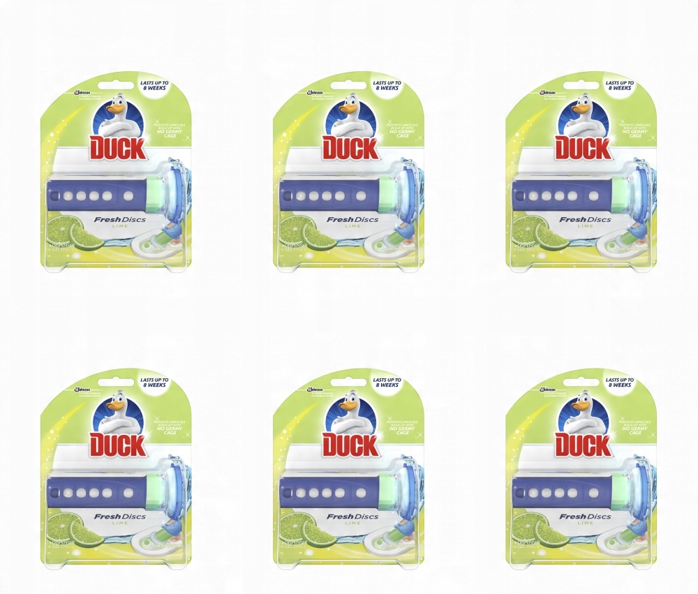

Krążki żelowe wc Duck Fresh Discs Lime 36 szt