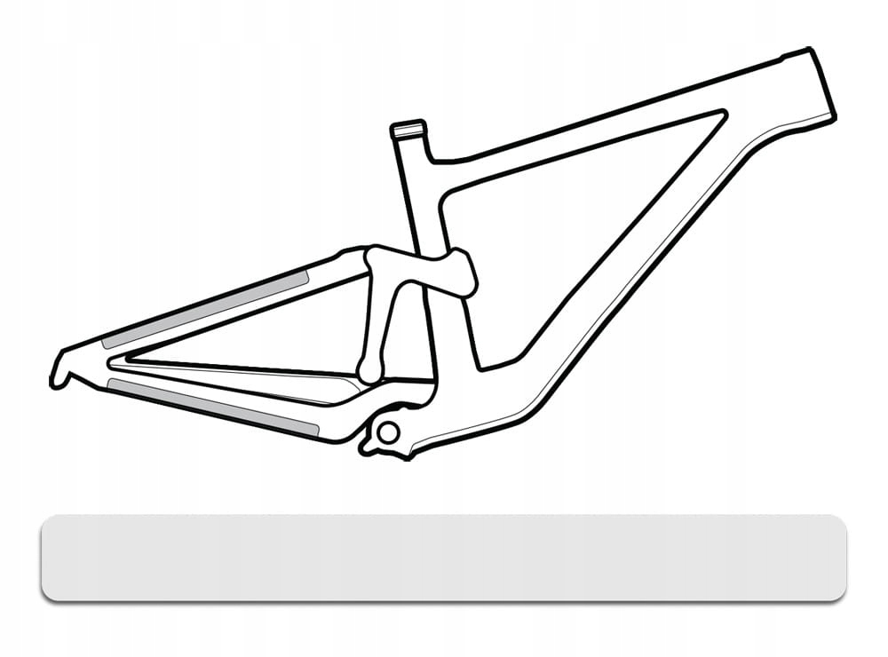 Osłona na ramę LIZARDSKINS CLEAR Protective Frame Wrap - Small przezro