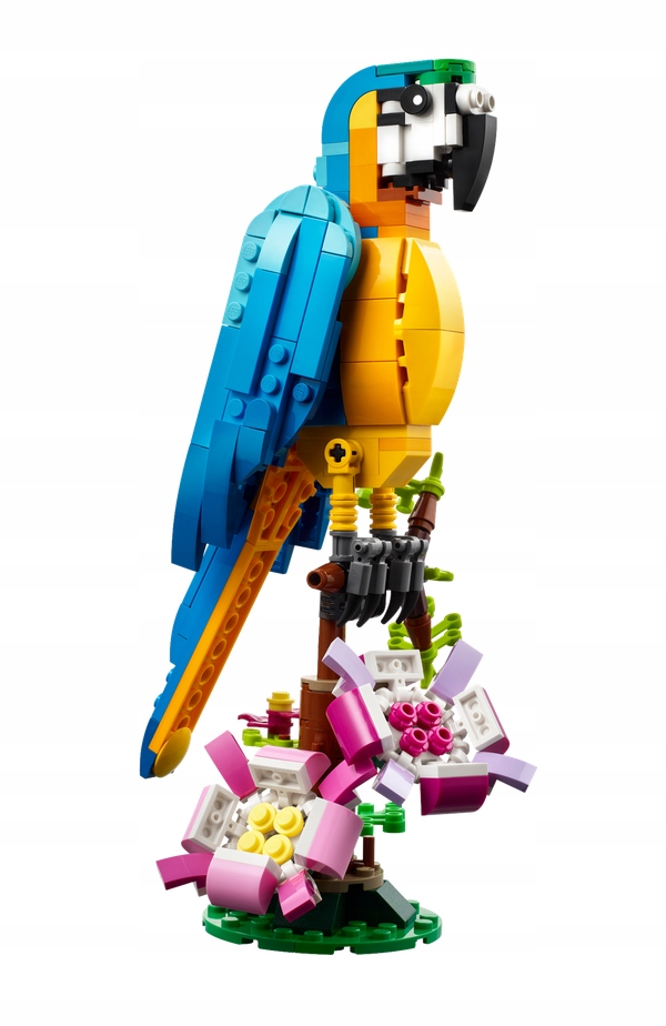 LEGO 31136 CREATOR 3W1 EGZOTYCZNA PAPUGA ŻABA RYBA Marka LEGO