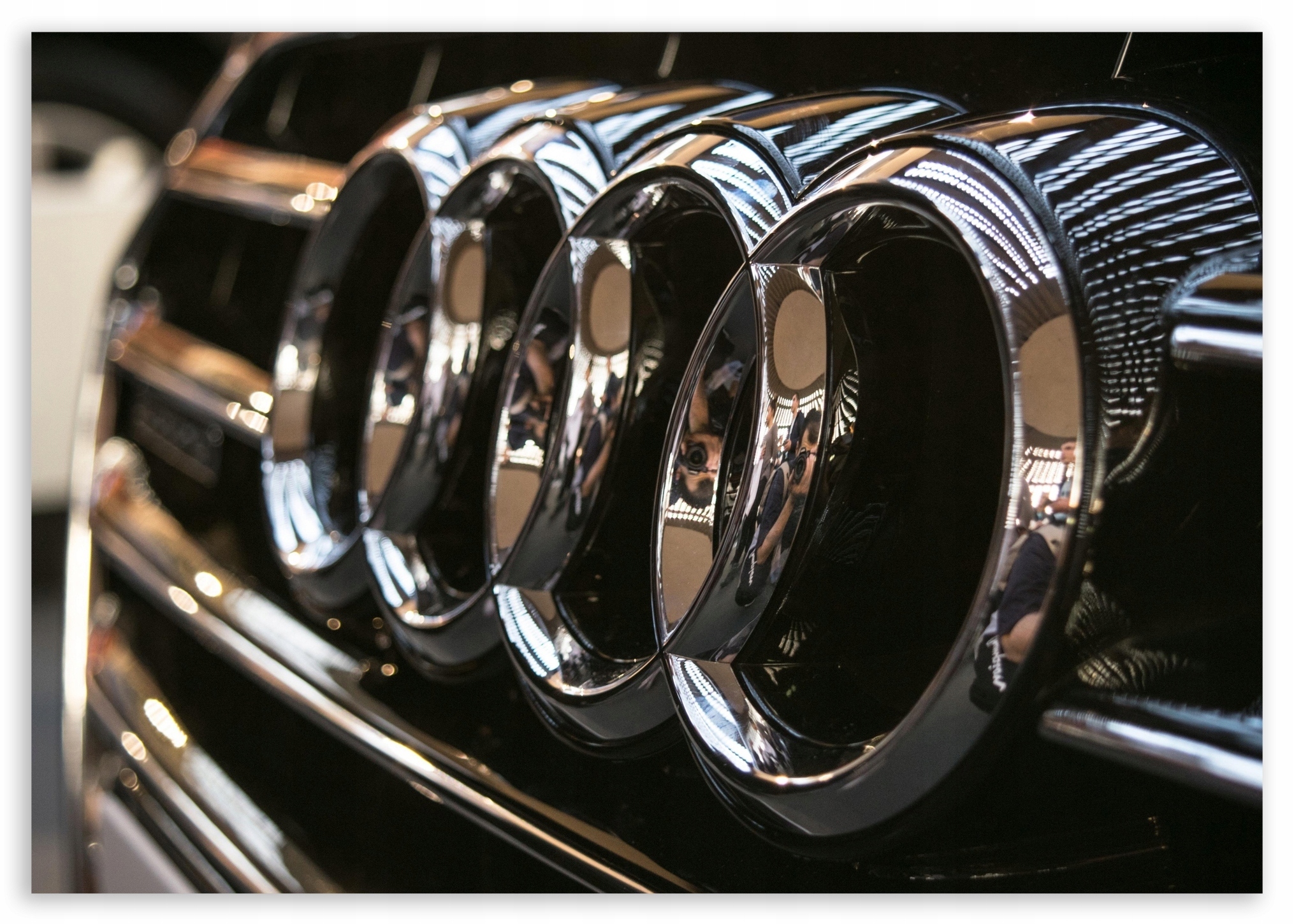 

Obraz na płótnie 120x80 Audi Logo Znaczek Okręgi
