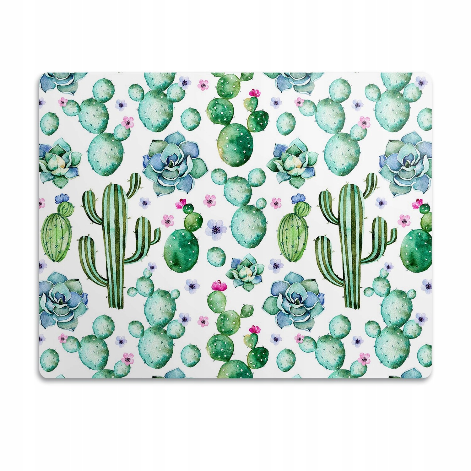 Levně Ochranná podložka pod záchod pro kočky Kaktusy 60x40 cm