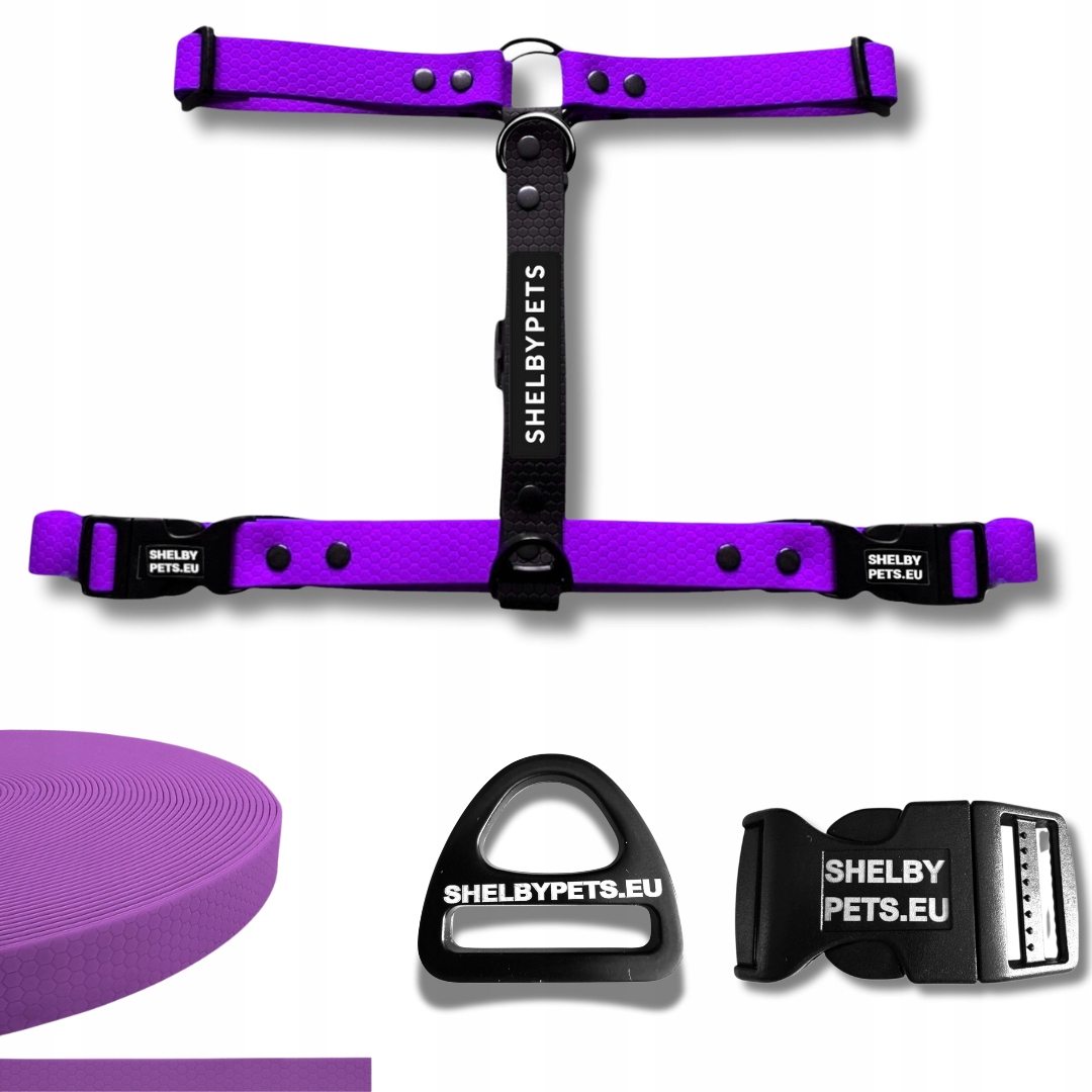 Postroj guard biothane voděodolný pro psa nastavitelný Pvc silný premium