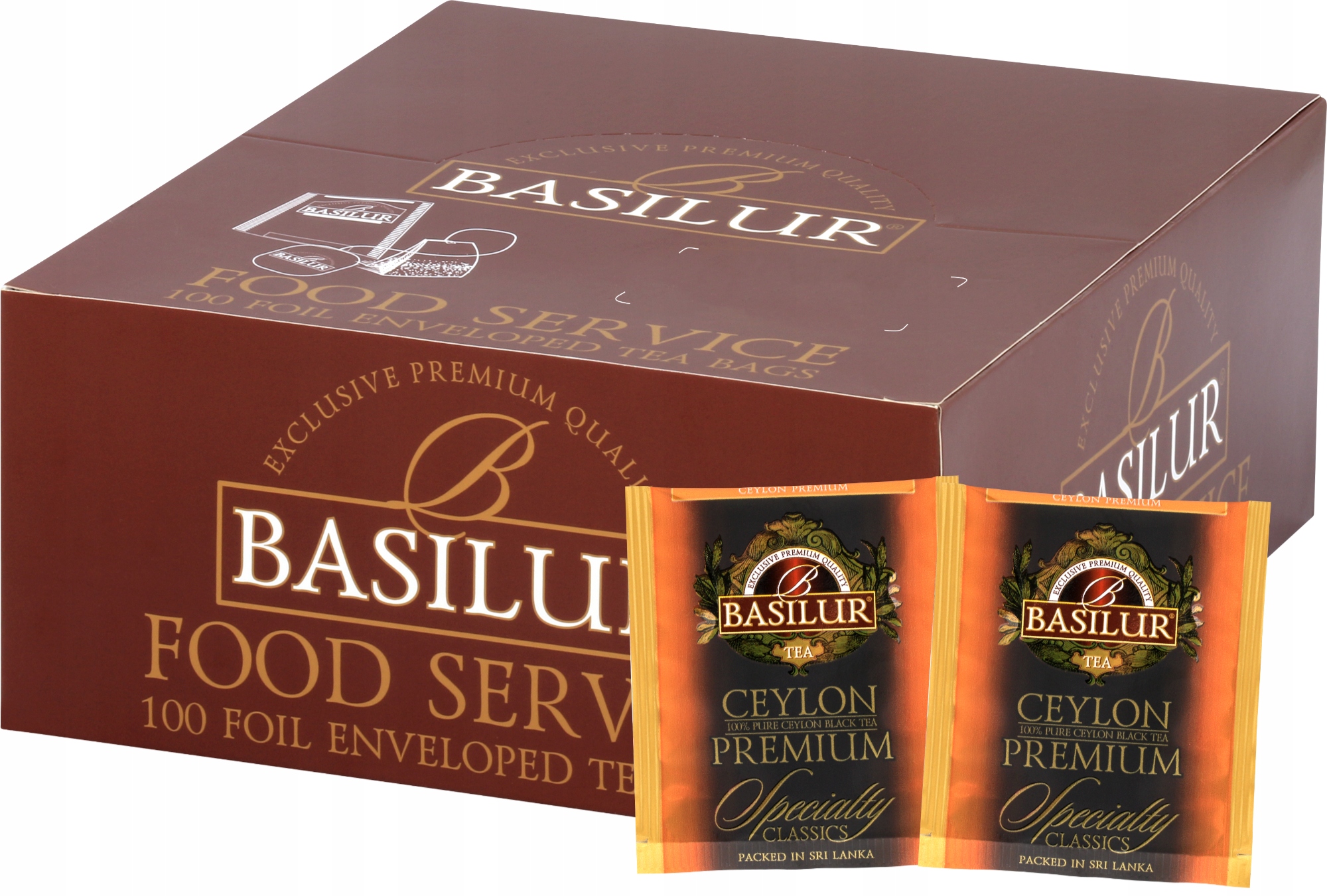 Levně Čaj černý Cejlonský Basilur Velké Balení sáčků HoReCa 100 x 2 g