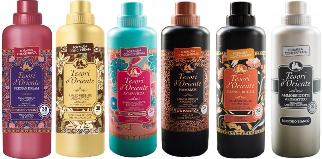 Levně Tesori d'Oriente Sada 6 italských avivážních přípravků 760 ml Pvahjm