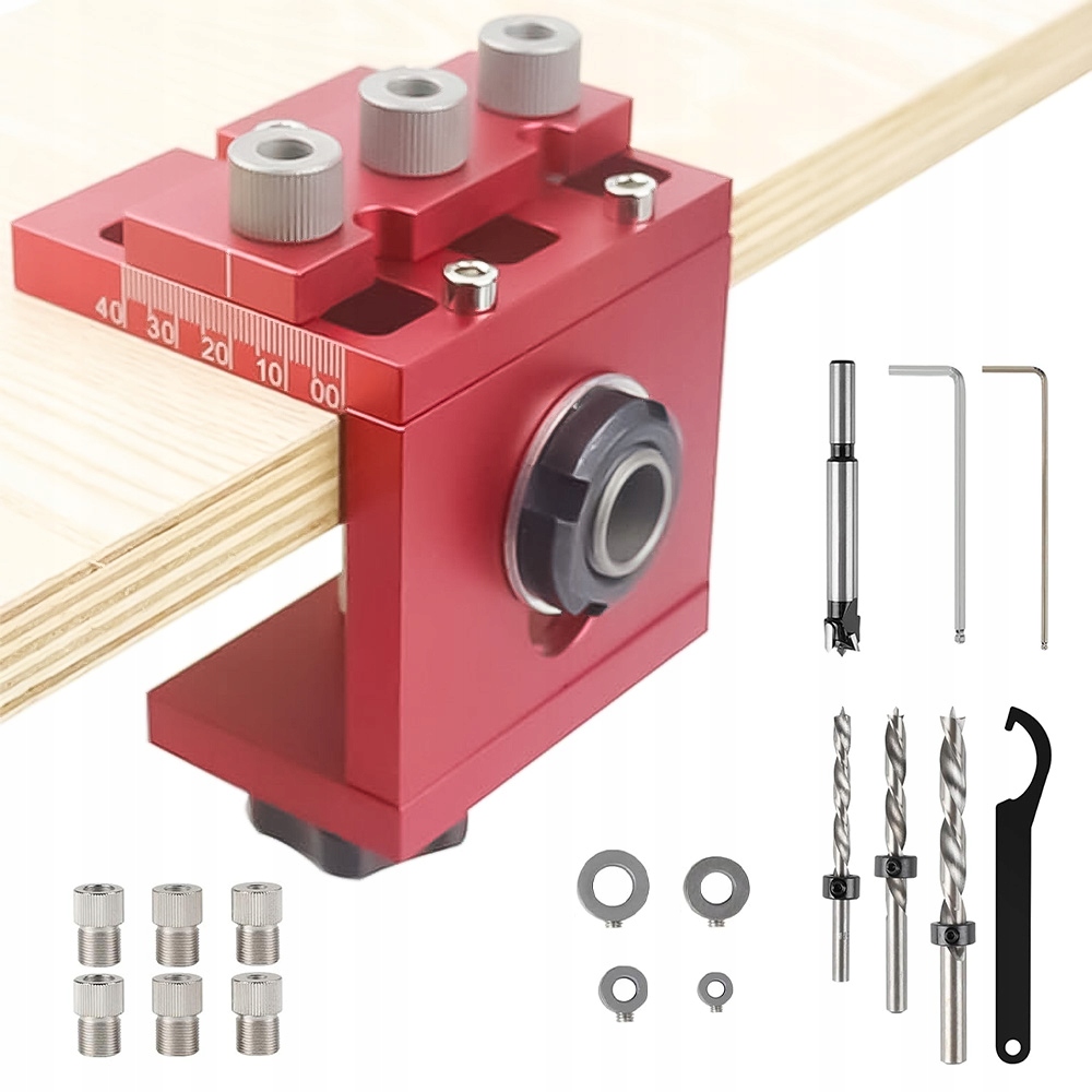Vrtací Šablona 6/8/10/15 MM Pro Samocentrování Kolíků Dřevěného Nástroje