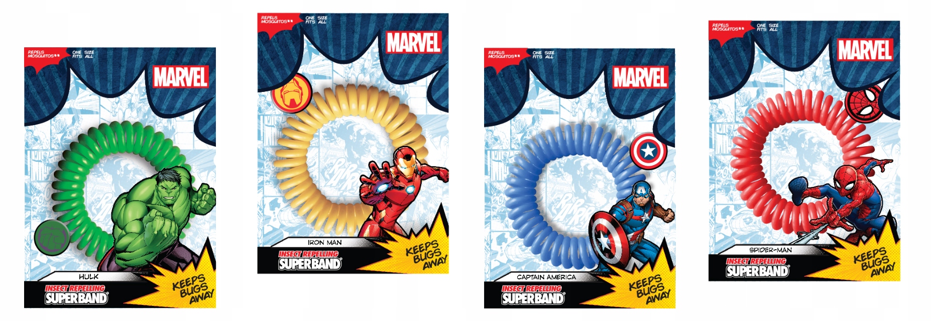 OPASKA PRZECIW OWADOM SUPERBAND KAPITAN AMERYKA Rodzaj inny