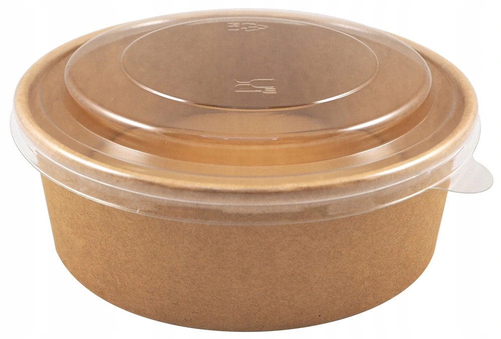 Miska KRAFT na sałatkę 750ml + pokrywka - 10 szt