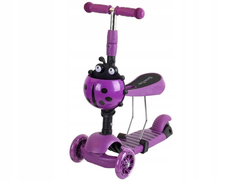 Hulajnoga dla dzieci Enero Biedronka Fioletowy